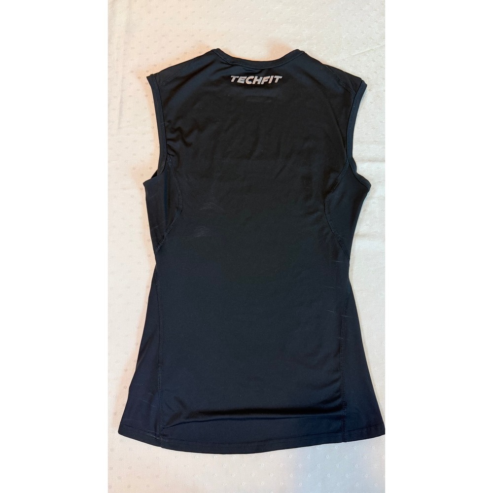 Adidas Techfit Climalite Compression Tank Top Black Sleeveless Training Shirt S